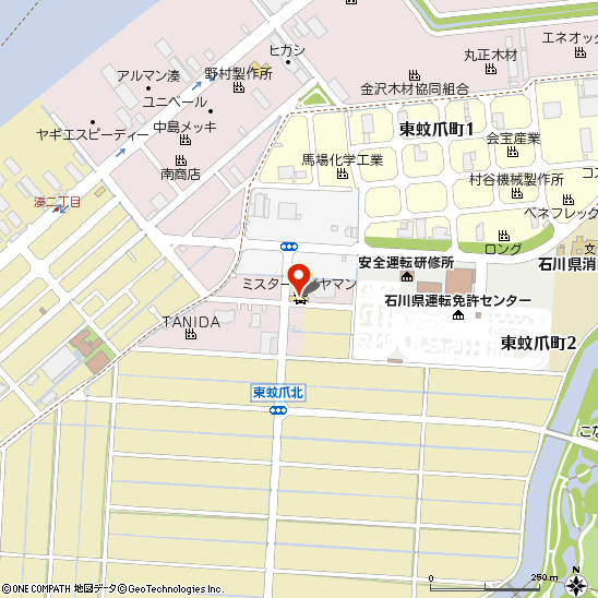 ミスタータイヤマン三井清湖店付近の地図